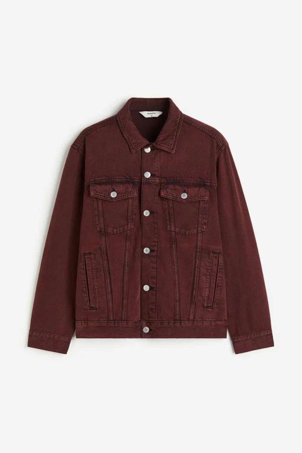 regalos para hombre Cazadora denim granate