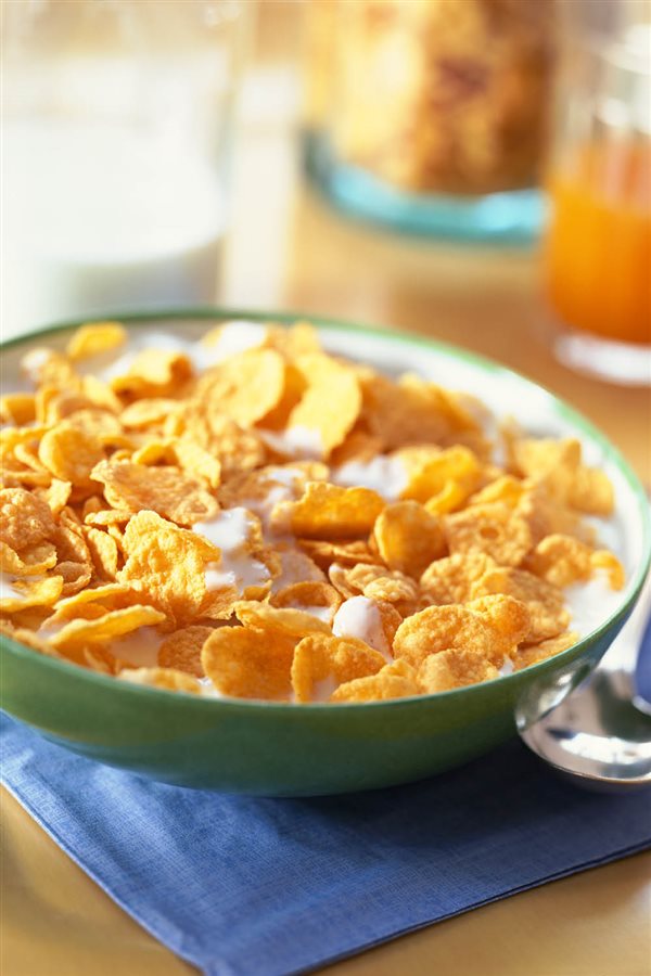 Cereales con leche
